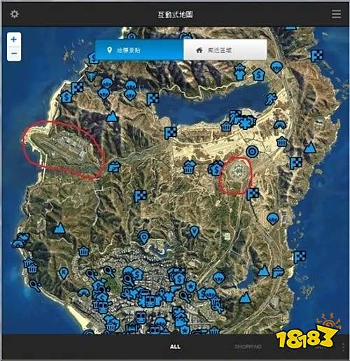 gta5军营地图位置