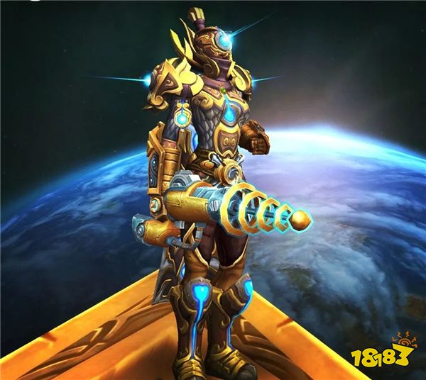 魔兽资讯：官方发布大量幻化分享！超酷炫的月夜战神幻化！