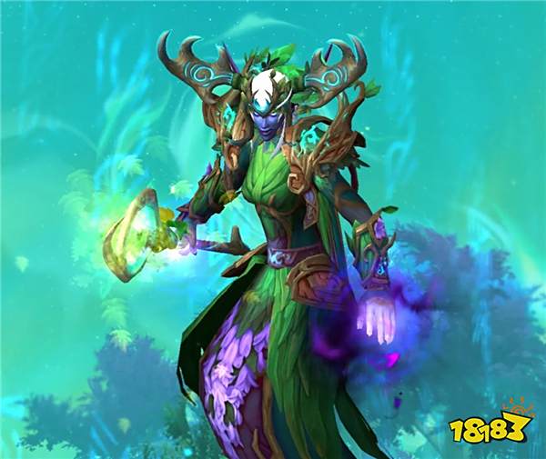 魔兽资讯：官方发布大量幻化分享！超酷炫的月夜战神幻化！