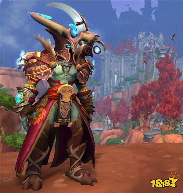 魔兽资讯：官方发布大量幻化分享！超酷炫的月夜战神幻化！