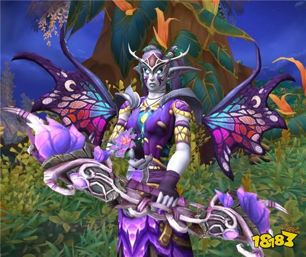 魔兽资讯：官方发布大量幻化分享！超酷炫的月夜战神幻化！