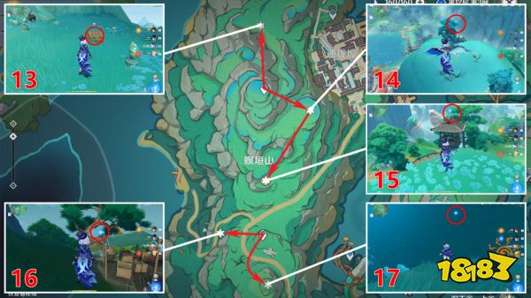 原神蒼靈鯉采集路線大全 4.4蒼靈鯉在哪里收集