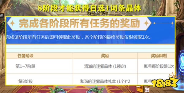 DNF资讯：策划又在恶心人！2个自选1词条晶体需要8周时间才能获得？