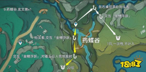 原神玄文獸詳細(xì)路線圖大全 玄文獸位置大全