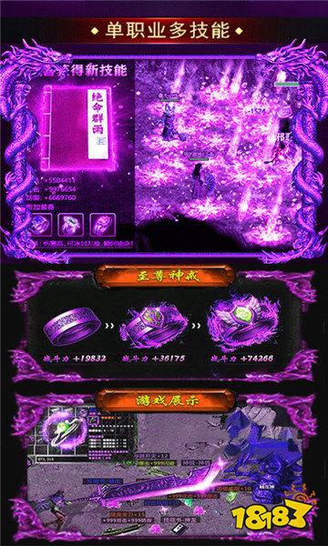 毒龙单职业高爆版传奇