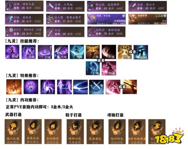 逆水寒手游1.2.3九灵联赛搭配攻略 九灵联赛拆塔装备推荐