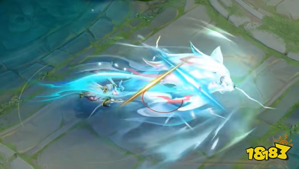 王者荣耀亚连落雪白狼皮肤技能特效视频