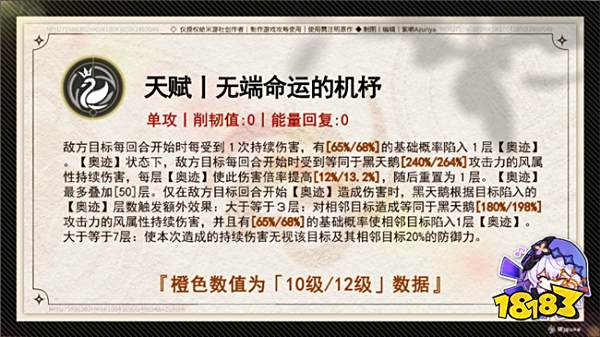 崩坏星穹铁道黑天鹅行迹一览 黑天鹅行迹技能要怎么升级