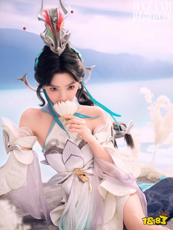 章若楠cos王者大乔 大家觉得还原白鹤粱神女之姿了吗?