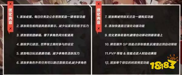 dnf手游国服有什么改动 地下城与勇气起源改动介绍