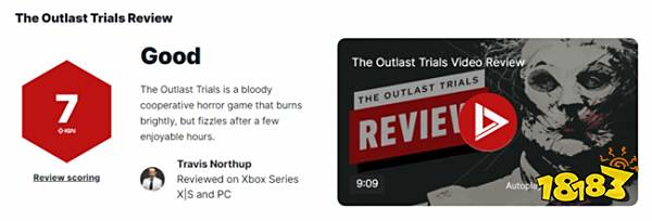 《逃生：试炼》1.0正式版售价136元 IGN评测够恐怖但不够玩