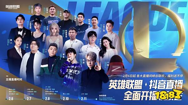 英雄联盟在抖音开播已过一月 各大主播现状如何?