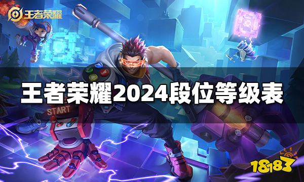 王者荣耀段位等级有哪些 2024最新段位等级表