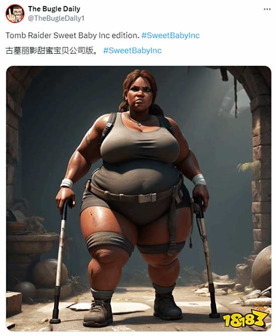 惊了！“Sweet Baby”特供版劳拉长这样？玩家这波属实脑洞大开