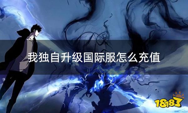 我独自升级国际服怎么充值 国际服游戏充值攻略