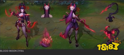 《英雄联盟》最新腥红之月皮肤曝光:婕拉美的动人心魄!