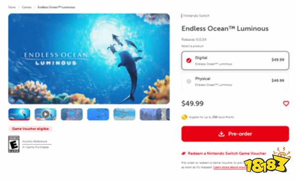 再度探索神秘的海底！《永恒蔚蓝：流光》5月2日登陆Switch