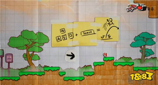 新版涂鸦跳跃？手绘风横版平台跳跃游戏《变色龙童绘历险》 5月30日发行