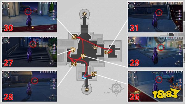崩坏星穹铁道2.2苏乐达热砂海选会场宝箱收集 苏乐达43个宝箱路线图