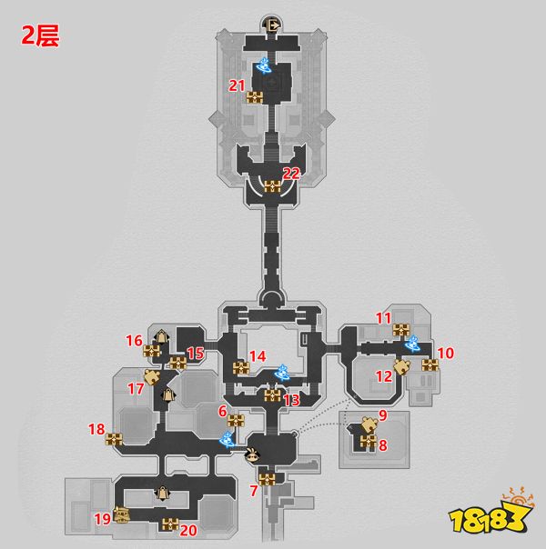 崩坏星穹铁道2.2流梦礁全宝箱收集攻略 流梦礁22个宝箱收集路线图