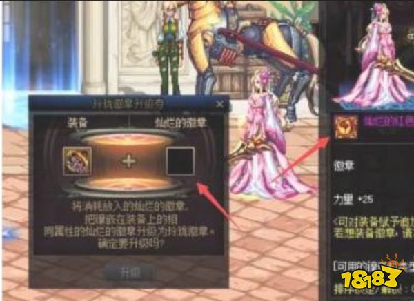 dnf玲珑徽章升级券用法