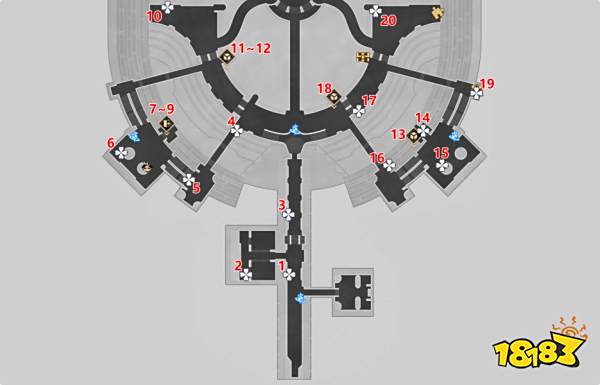 星穹铁道2.2匹诺康尼大剧院折纸小鸟收集 匹诺康尼大剧院20只小鸟路线图