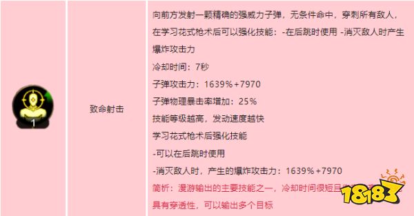 dnf手游漫游枪手技能如何加点 地下城与勇士起源漫游枪手技能加点攻略