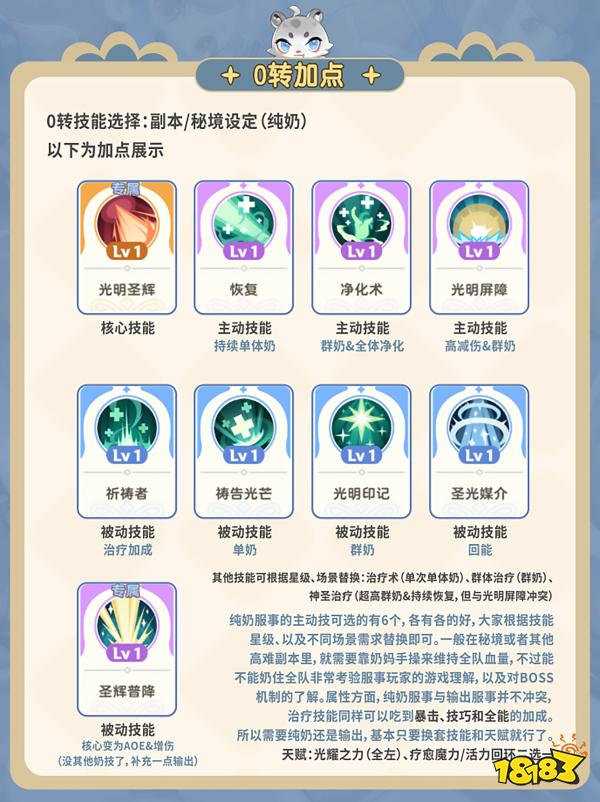 出发吧麦芬服事0转技能选择 服事0转养成攻略大全