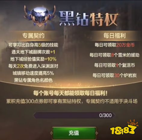 dnf手游黑钻要不要买 黑钻购买建议攻略