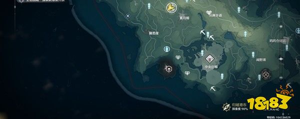 鳴潮紅針晶簇采集路線圖 紅針晶簇收集位置分享