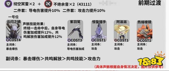 鳴潮吟霖陣容/武器/聲骸選擇推薦 吟霖培養(yǎng)攻略大全