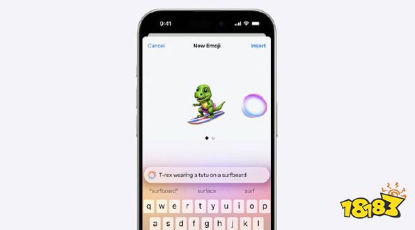 专属定制表情包！苹果正式推出全新Genmoji表情！