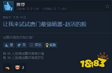口碑两极分化?国产武侠《活侠传》正式发售,Steam评价目前