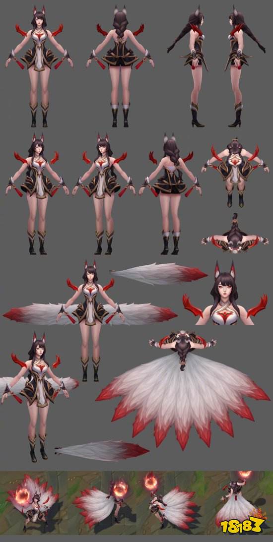 3000块的含金量！官方分享Faker名人堂阿狸皮肤建模图，你觉得值吗？