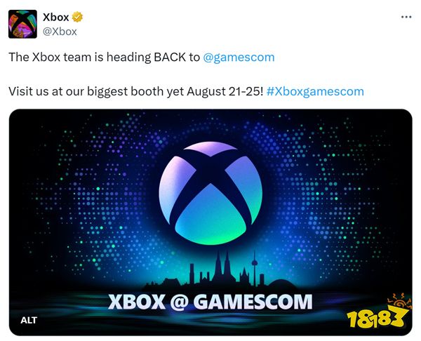 Xbox宣布将今年参加科隆展 微软迄今为止最大展位