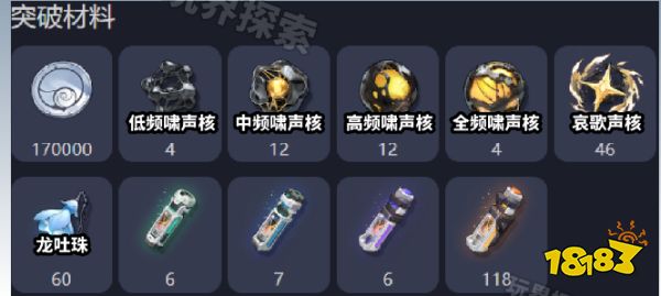 鳴潮1.1今汐突破材料大全 今汐升級培養材料清單分享