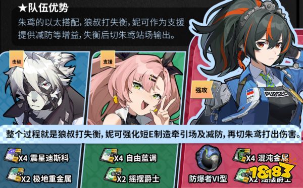 絕區零朱鳶角色培養攻略大全 朱鳶配隊/音擎/驅動選擇攻略合集