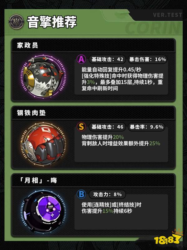 绝区零可琳角色培养攻略大全 可琳阵容/音擎/驱动选择攻略合集