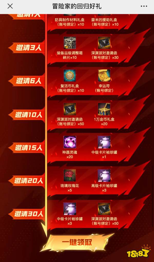 dnf手游回歸勇士有什么獎勵 回歸勇士活動獎勵介紹