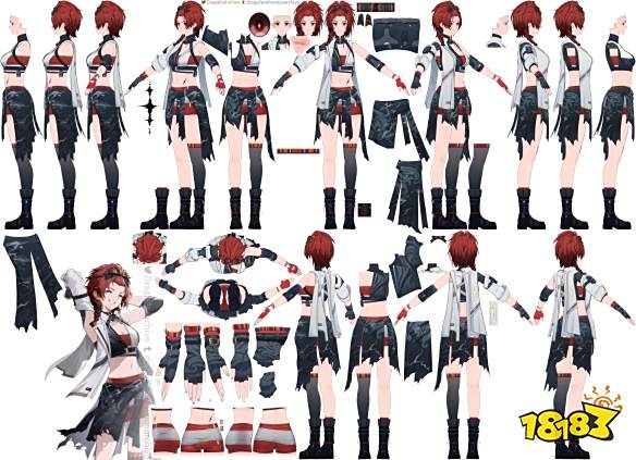 《鸣潮》角色建模图曝光！多面细节展示，设计感效果拉满！