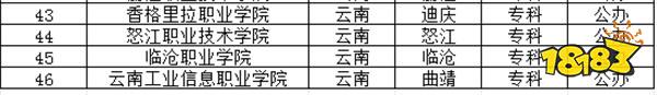 2024云南公办专科学校有哪些推荐 云南公办专科学校介绍