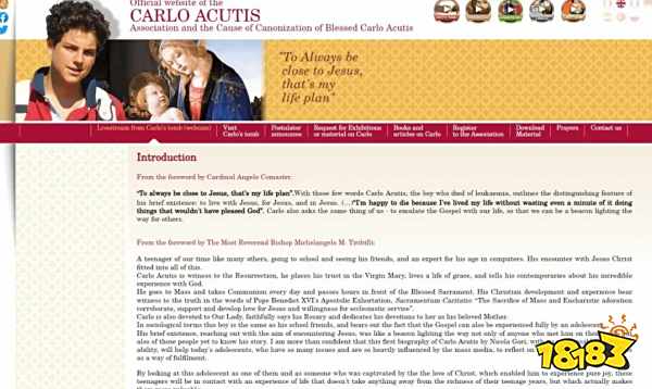 意大利少年被封为世界首个“游戏玩家圣人”