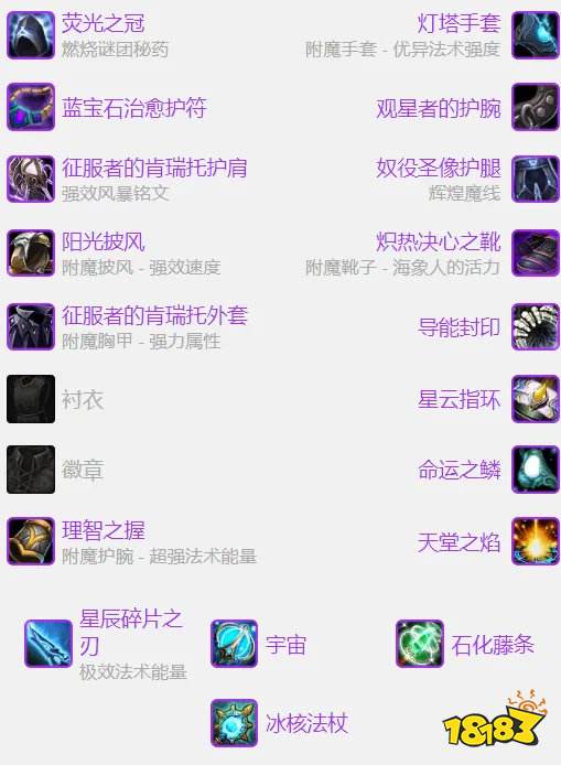 魔兽世界wlkP2阶段奥法毕业装是什么 wlkP2阶段奥法毕业装介绍