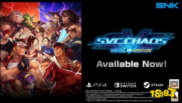 梦幻合作！《SNK vs. Capcom 乱舞千年》已登陆PC，7月22日在PS4和NS上发售1