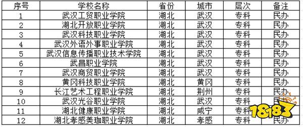 武汉民办大专有哪些学校 2024湖北民办专科学校介绍