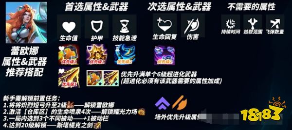 英雄聯盟PVE：無盡狂潮一分鐘學會6位英雄屬性武器搭配