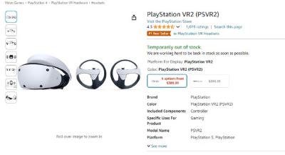 真香了！PS VR2降价后销量暴涨2350%：兼容PC立大功！