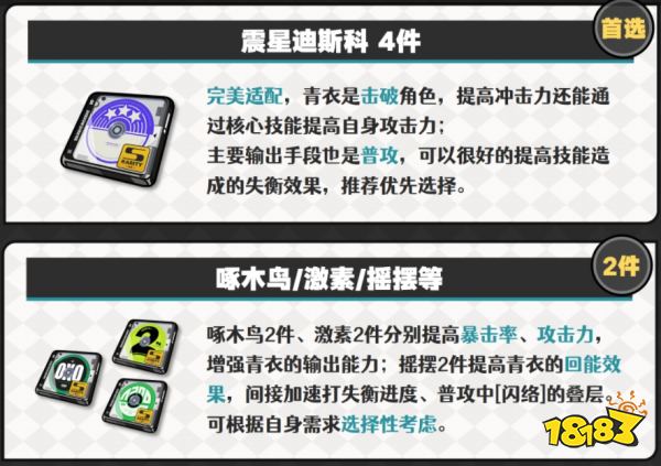絕區零青衣全方位培養攻略大全 青衣音擎驅動材料選擇合集