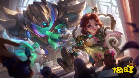 LOL女帝皮肤首曝：玩家争议女帝变女仆？