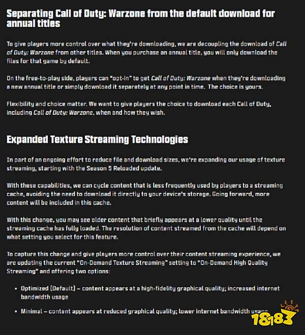 你也知道大啊？动视称《使命召唤：黑色行动6》安装容量将小于《现代战争3》